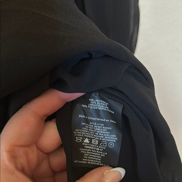 Tory Burch 100% Silk Colette Dress Lined - Picture 7 of 10